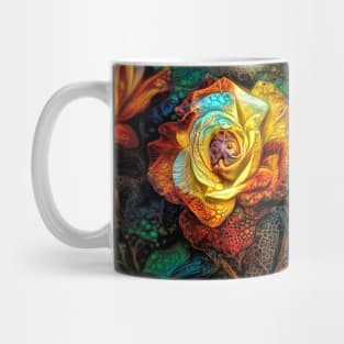 Fractal roses Mug